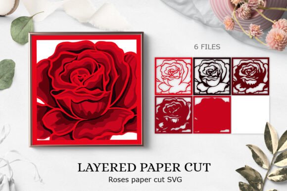 3D Roses SVG Paper Cut Review for Real Projects