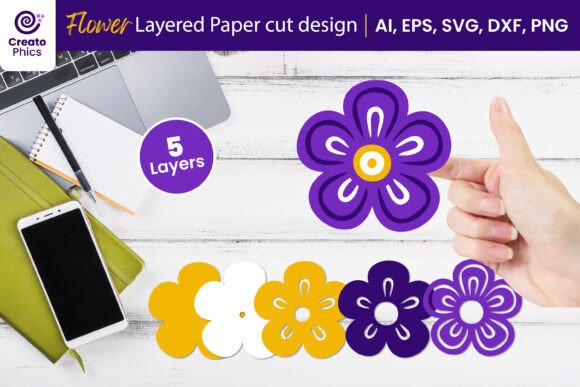 3D SVG Floral Design for Elegance in Local Business Branding