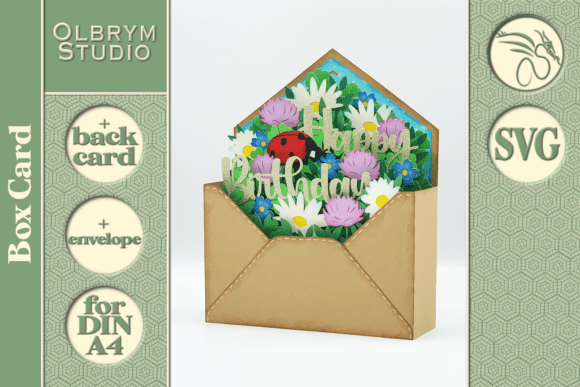 3D SVG Pop-Up Card Review: Good Luck Happy Birthday Letter Card