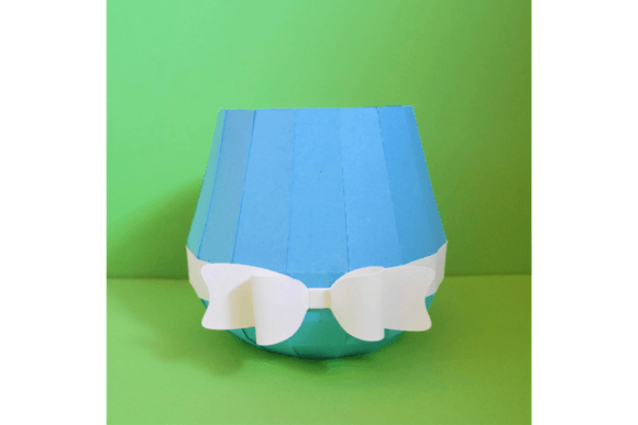 Bella Skirt Vase 3D SVG: A Playful Elegance for Creative Projects