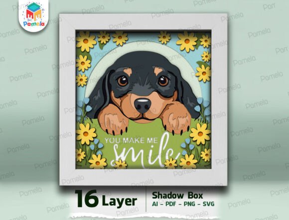 Dachshund Dog Shadow Box 3D SVG Review for Real Crafting Projects