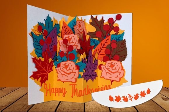 Fall Leaves Bouquet Card Review: A 3D SVG Embroidery Design for Seasonal Projects