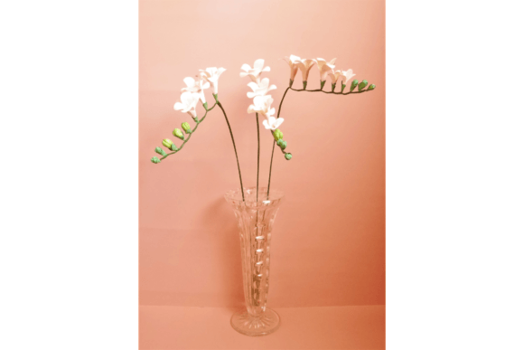 Freesia: A 3D SVG Paper Flower for Elegant Digital Designs