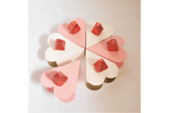 I Heart U Menu 3D SVG for Valentine’s Day Creations