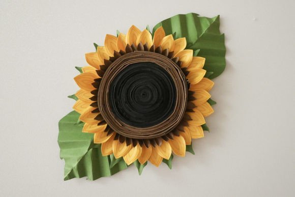 Paper Sunflower Card: A 3D SVG for Mother’s Day Branding