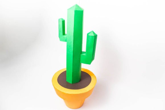 Saguaro Cactus 3D SVG: A Graphic Design Asset for Cacti And Succulents Branding