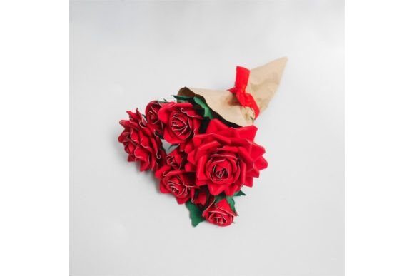 Small Rose 3D SVG: A Subtle Elegance for Paper Flowers Projects